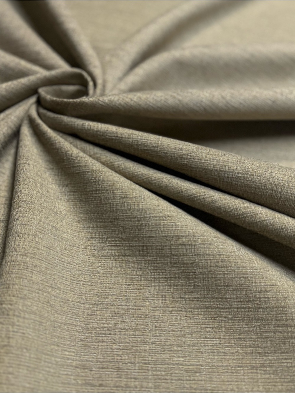 Textured Woven Upholstery Fabric Beige Taupe Tweed Mid Century Modern BTY